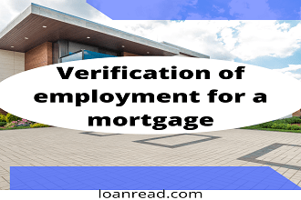 Verification of employment for a mortgage